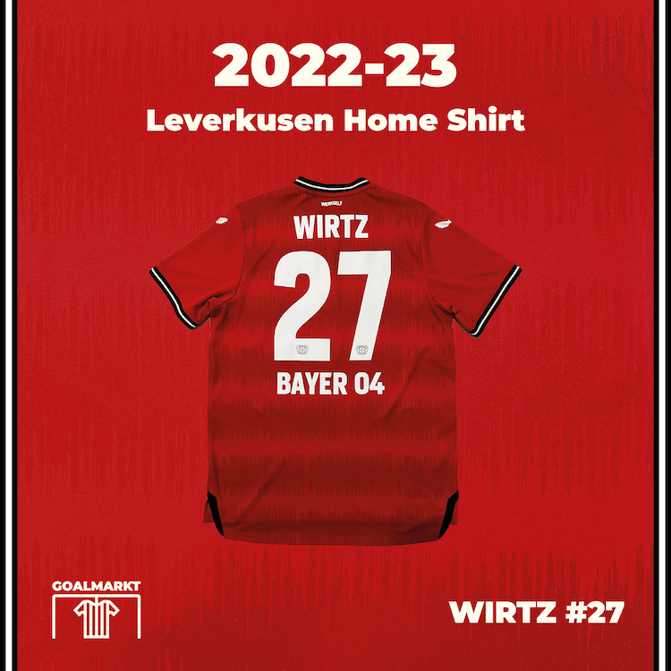 2022-23 Leverkusen Home Shirt Wirtz #27 XL