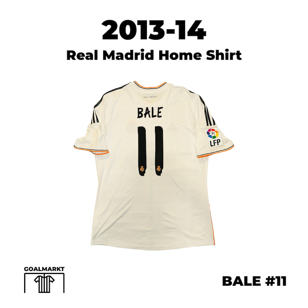 2013-14 Real Madrid Home Shirt Bale #11 XL