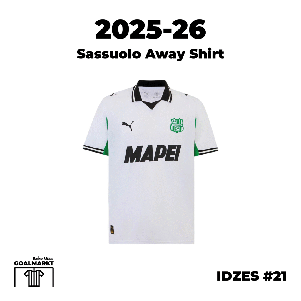 Pre-Order] 2025-26 Sassuolo Away Shirt Idzes #21 - The Goalmarkt